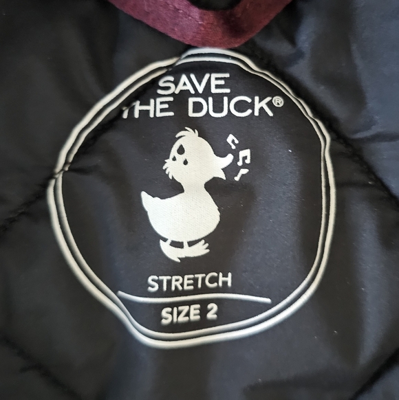 Save the Duck Hooded Stretch Parka sz 2 - Picture 6 of 11